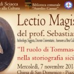 Sciacca, Lectio Magistralis dell’archeologo Tusa sullo storico Tommaso Fazello