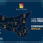 Coronavirus, così l’aggiornamento nelle nove province della Sicilia