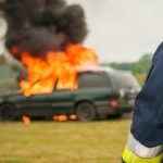 Canicattì, auto avvolta dalle fiamme: nessun ferito