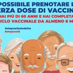 Vaccini: terze dosi, al via la prenotazione per gli over 60