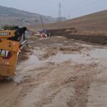 Interventi in corso sulle strade della zona di Cammarata dopo il nubifragio