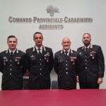 L’Arma dei Carabinieri di Agrigento si rinnova con l’arrivo di tre nuovi Ufficiali