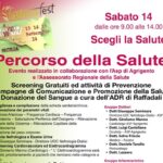 Fastucafest, l’ASP di Agrigento sarà presente a Raffadali il 14 settembre con un “percorso salute” di visite gratuite e attività di prevenzione